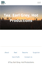Mobile Screenshot of earlgreyproductions.com